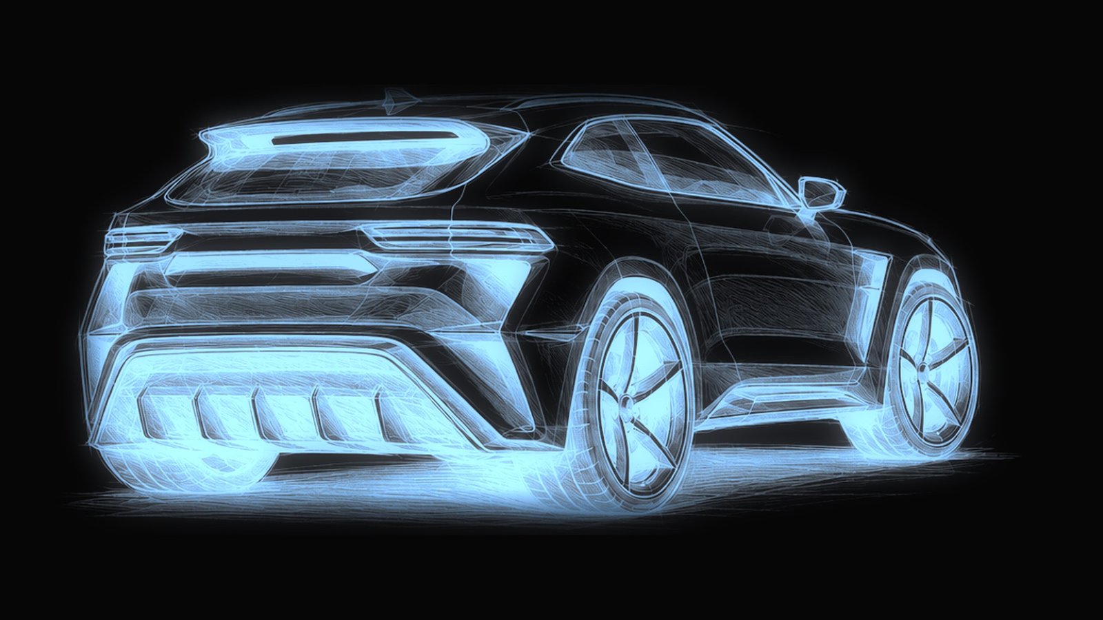 Bespoke car design sketch — AMS SVO automotive design consultancy, London
